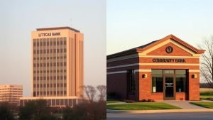 local vs big bank showdown