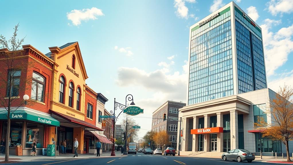 local vs big banks