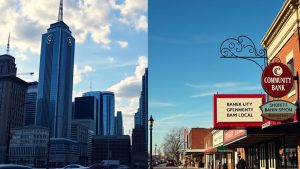 local vs big banks debate